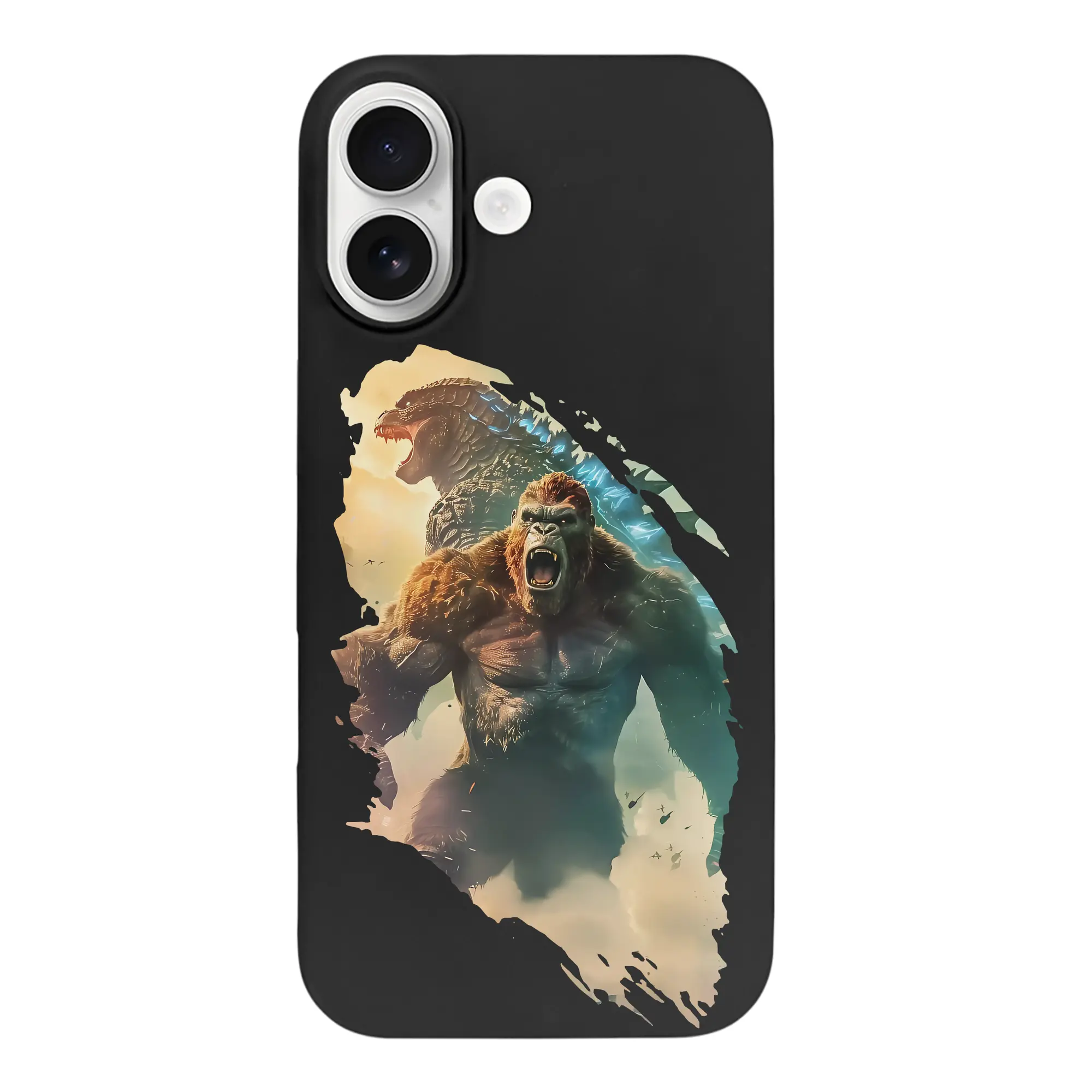 ゴジラ グッズ,キングコング - iPhone 17 シリーズ シリコンケース 薄型 耐衝撃 指紋防止 ソフトタッチカバー 精密フィット 傷防止 保護ケース iPhone 17/17 Air/17 Pro/17 Pro Max 対応